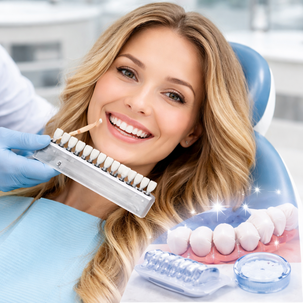 Odontología estética Albania – carillas y cambio de sonrisa