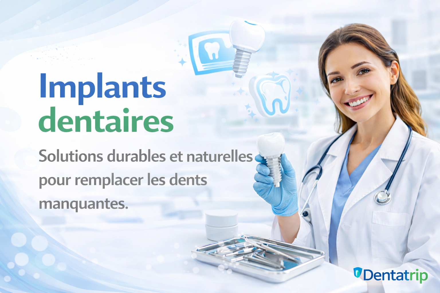 Implants Dentaires en Albanie - Dentatrip